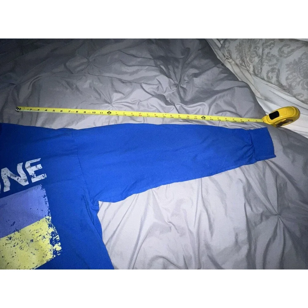 Ukraine Flag Jersey Design Unisex Crewneck Sweatshirt 2XL Pre-Owned VGC - Picture 6 of 12